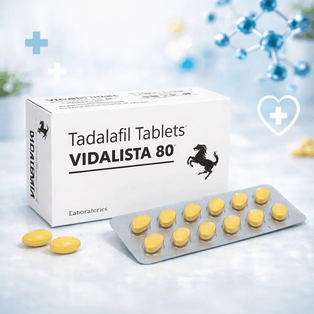 Vidalista 80mg Tadalafil Tablets